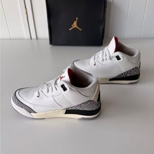 Air Jordan 3 Retro( PS) SIZE-2Y "White Cement Reimagined" (DM0966-100)